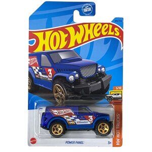 Hot Wheels 2024 Power Panel HW Hot Trucks Blue 1:64 Diecast Car NOC